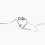 Collier Or Blanc Siloine Diamants - Colliers Femme | Histoire d&rsquo;Or