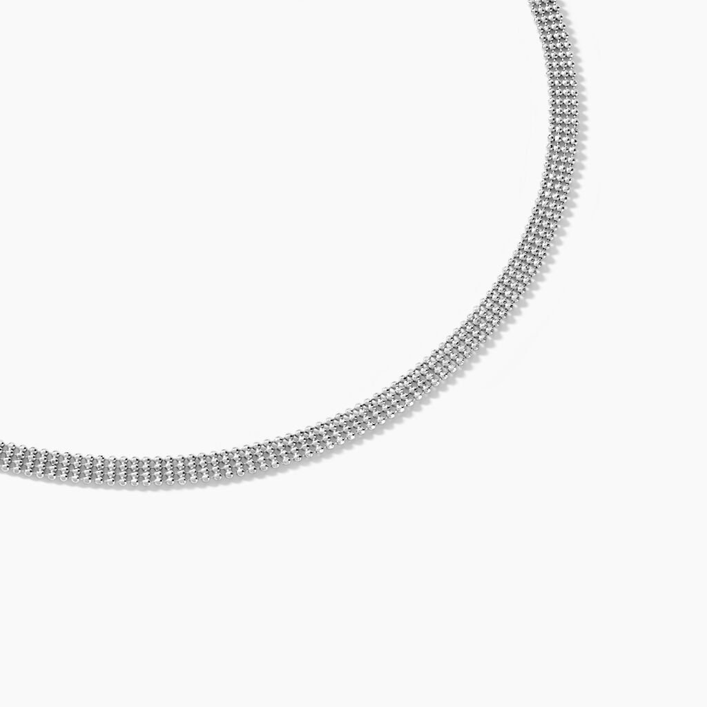 Collier Kelline Argent Blanc - Colliers fantaisie Femme | Histoire d&rsquo;Or