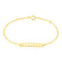 Bracelet Identité Gaspardine Maille Forçat Or Jaune