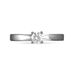 Bague Solitaire Loren Or Blanc Diamant - Bagues solitaires Femme | Histoire d’Or