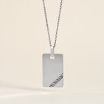 Pendentif Tao Argent Blanc - Pendentifs Famille | Histoire d&rsquo;Or