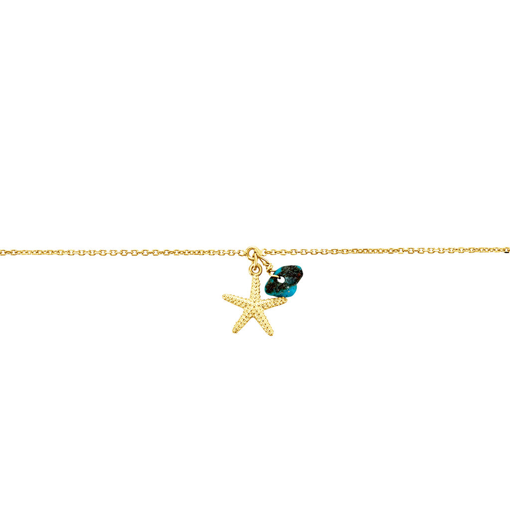 Bracelet Under The Sea Or Jaune Turquoise - Bracelets Femme | Histoire d’Or