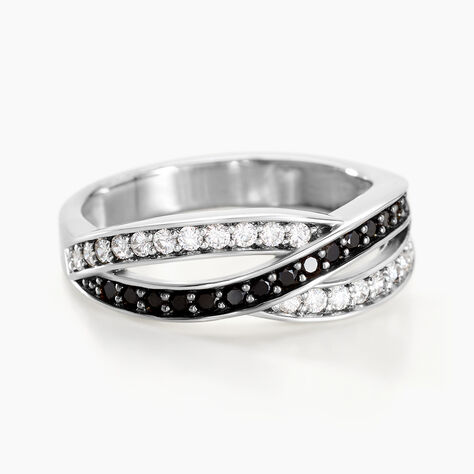 Bague Bethany Argent Blanc Oxyde De Zirconium - Bagues avec pierre Femme | Histoire d&rsquo;Or
