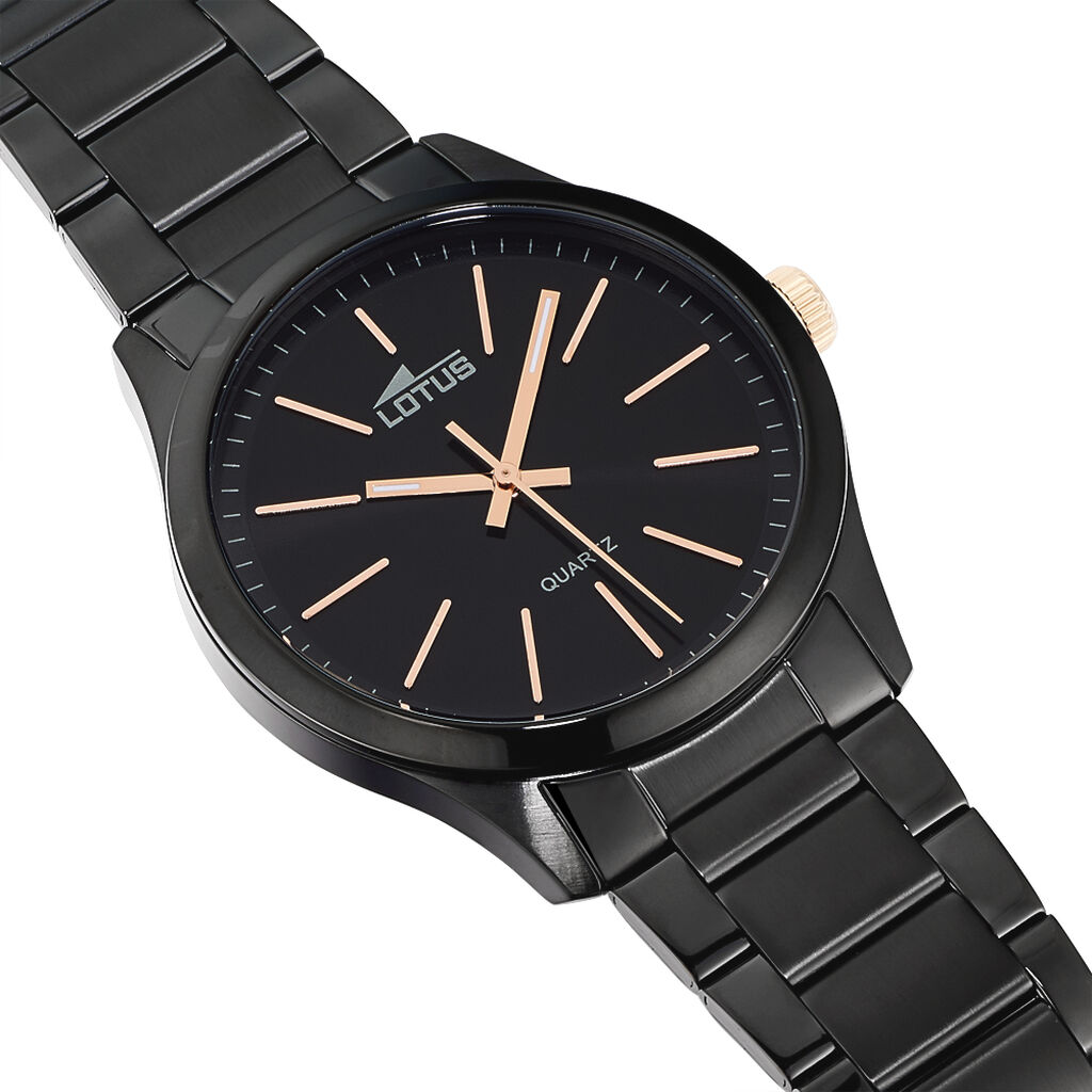Montre Lotus Smart Casual Noir - Montres Homme | Histoire d&rsquo;Or
