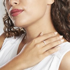 Solitaire Champs Elysees Or Rose Oxydes De Zirconium - Bagues solitaires Femme | Histoire d’Or