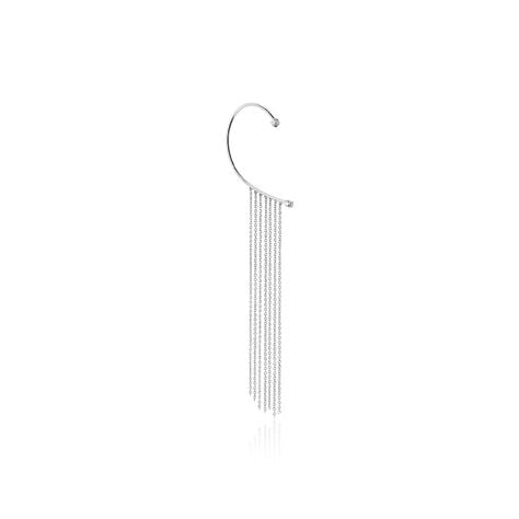 Bijou D'oreille Unitaire Nexus Argent Blanc Oxyde De Zirconium - Boucles d'oreilles fantaisie Femme | Histoire d’Or