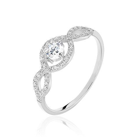Bague Argent Katerina Oxydes De Zirconium - Bagues solitaires Femme | Histoire d’Or
