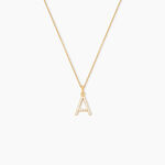 Pendentif Klementine Or Jaune Oxyde De Zirconium - Pendentifs Famille | Histoire d&rsquo;Or