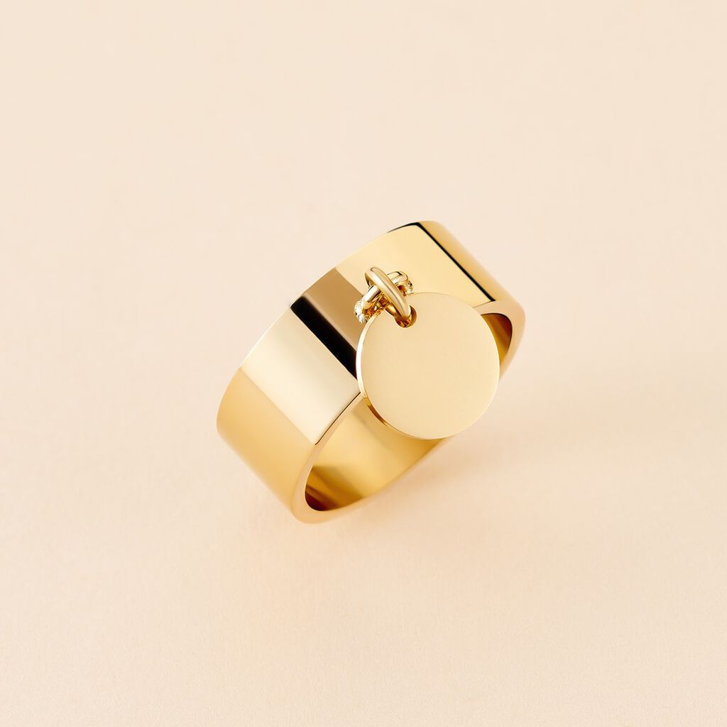 Bague Capri Acier Jaune - Bagues fantaisie Femme | Histoire d’Or