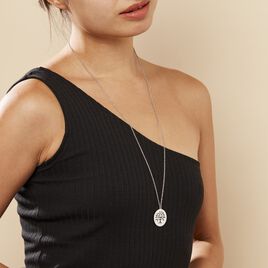 Collier Acier Blanc Ganet - Colliers fantaisie Femme | Histoire d’Or