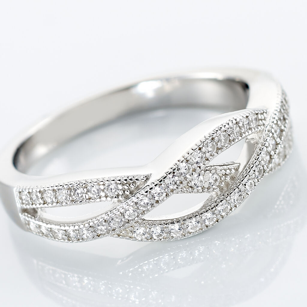 Bague Joelly Argent Oxyde De Zirconium - Bagues avec pierre Femme | Histoire d’Or