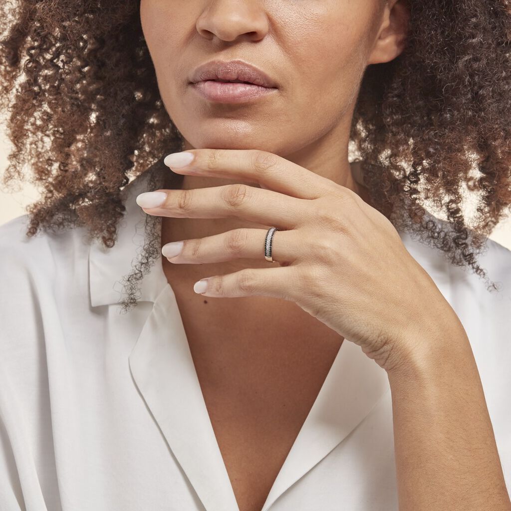 Bague Maissara Or Blanc Diamant - Bagues avec pierre Femme | Histoire d’Or