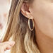 Créoles Maelia Or Bicolore - Boucles d'oreilles créoles Femme | Histoire d’Or