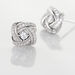 Boucles D'oreilles Puces Anasthase Argent Blanc Oxyde De Zirconium