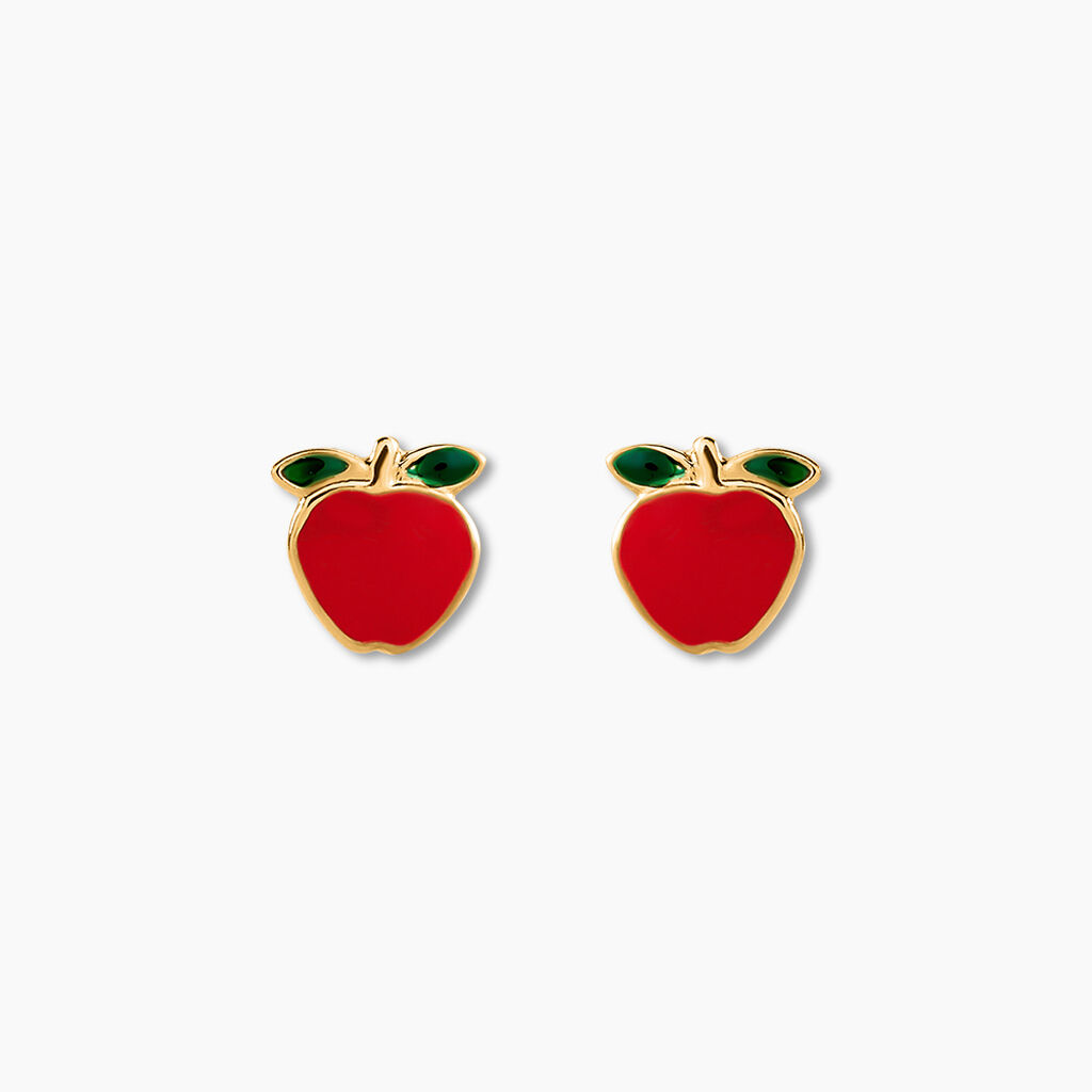 Boucles D'oreilles Puces Pompiliu Or Jaune - Les jours précieux jusqu'à -50% Enfant | Histoire d’Or