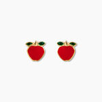 Boucles D'oreilles Puces Pompiliu Or Jaune - Clous d'oreilles Enfant | Histoire d&rsquo;Or