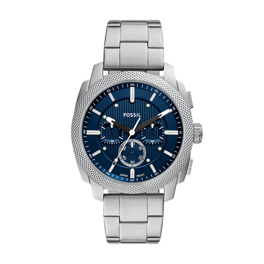 Montre Fossil Machine Bleu - Montres Homme | Histoire d’Or