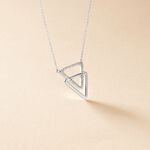 Collier Glorya Argent Blanc Oxyde De Zirconium - Colliers fantaisie Femme | Histoire d&rsquo;Or