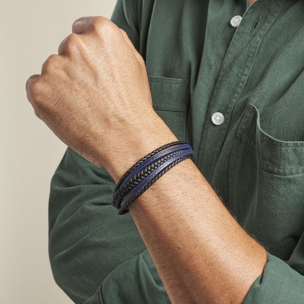 Bracelet Jourdan Homme Byron Acier Argente - Bracelets Homme | Histoire d’Or