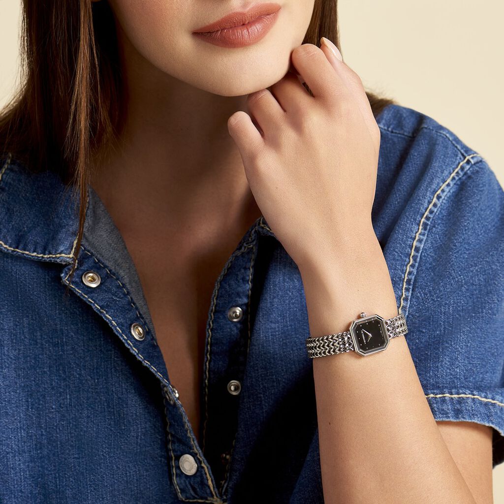 Montre Herbelin Octogone Nacre Noire - Montres Femme | Histoire d’Or