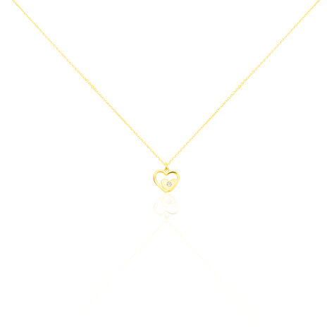 Collier Terentille Coeur Or Jaune Oxyde De Zirconium - Colliers Enfant | Histoire d’Or