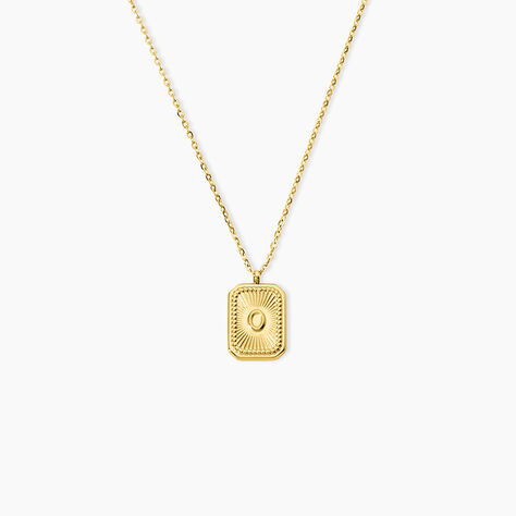 Collier Doria Acier Jaune - Colliers fantaisie Femme | Histoire d&rsquo;Or