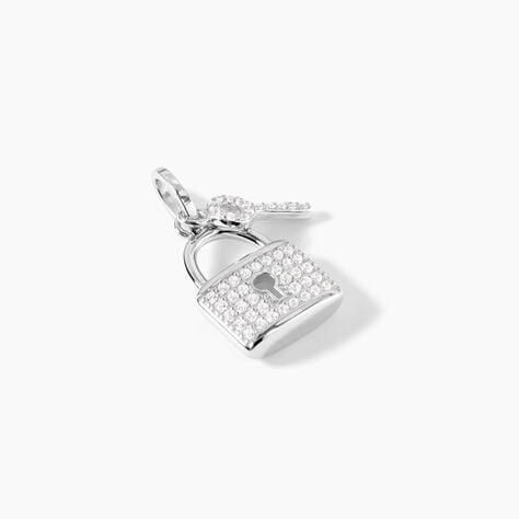 Pendentif Amelot Argent Blanc Oxyde De Zirconium - Pendentifs Femme | Histoire d’Or