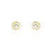 Boucles D'oreilles Puces Tahera Or Jaune Oxyde De Zirconium - Clous d'oreilles Femme | Histoire d’Or