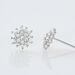 Boucles D'oreilles Puces Or Blanc Kristel Oxydes De Zirconium - Clous d'oreilles Femme | Histoire d’Or