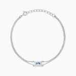 Bracelet Laurine Argent Blanc Oxyde De Zirconium - Bracelets Femme | Histoire d&rsquo;Or