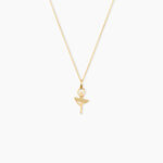 Pendentif Gabinia Danceuse Or Jaune - Pendentifs Famille | Histoire d&rsquo;Or