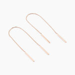 Boucles D'oreilles Pendantes Pink Or Rose - Boucles d'oreilles pendantes Femme | Histoire d&rsquo;Or