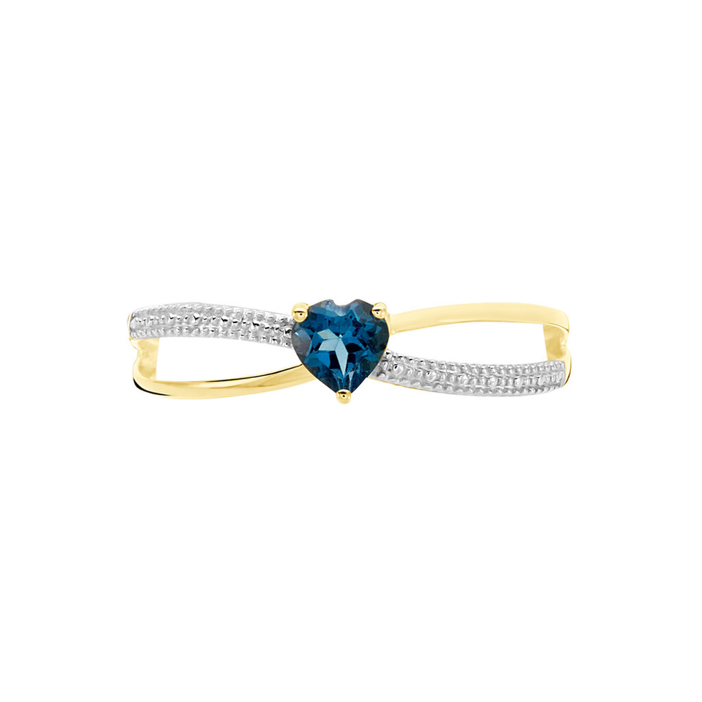Bague Rory Or Jaune Topaze - Bagues solitaires Femme | Histoire d’Or