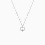 Collier Or Blanc Adwoa Diamants - Colliers Femme | Histoire d&rsquo;Or