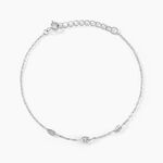 Bracelet Gypsie Argent Blanc Oxyde De Zirconium - Bracelets Femme | Histoire d&rsquo;Or