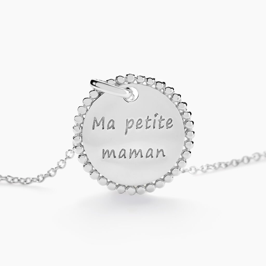 Collier Mayi Argent Blanc - Colliers fantaisie Femme | Histoire d’Or