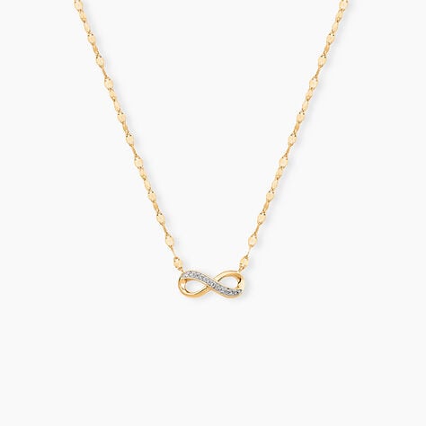 Collier Or Jaune Abimael Diamants - Colliers Femme | Histoire d&rsquo;Or