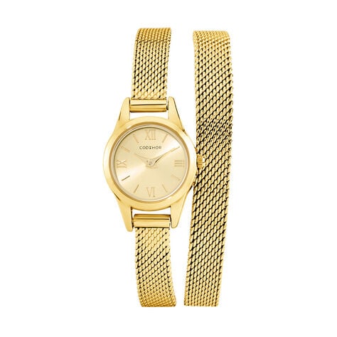Montre Codhor Simone Dor&eacute; - Montres Femme | Histoire d&rsquo;Or