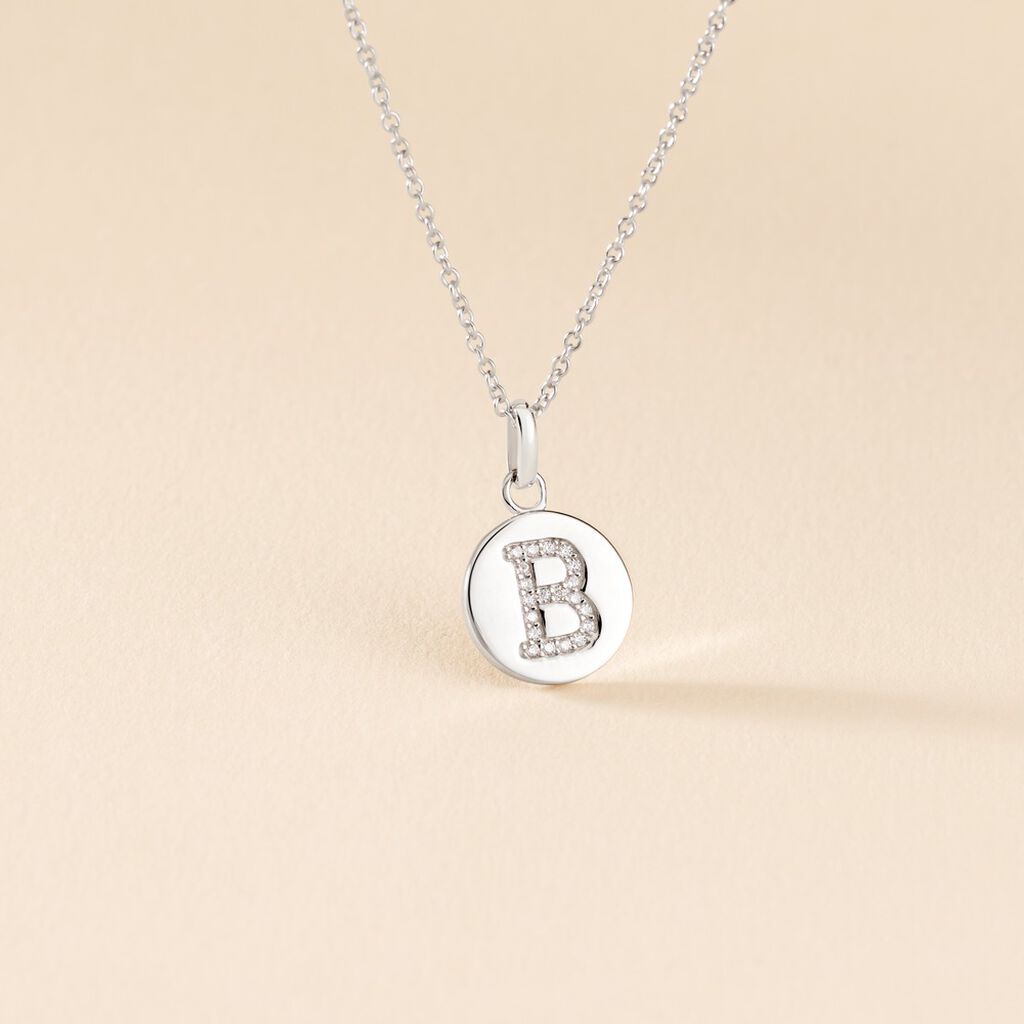 Collier Argent Eugenien Oxydes De Zirconium - Colliers fantaisie Femme | Histoire d&rsquo;Or