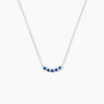 Collier Karrie Argent Blanc Oxyde De Zirconium - Colliers fantaisie Femme | Histoire d&rsquo;Or