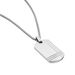 Collier Quadrillage Acier Blanc - Colliers fantaisie Homme | Histoire d’Or