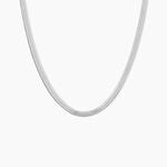 Chaine Prestance Acier Blanc - Colliers fantaisie Femme | Histoire d&rsquo;Or