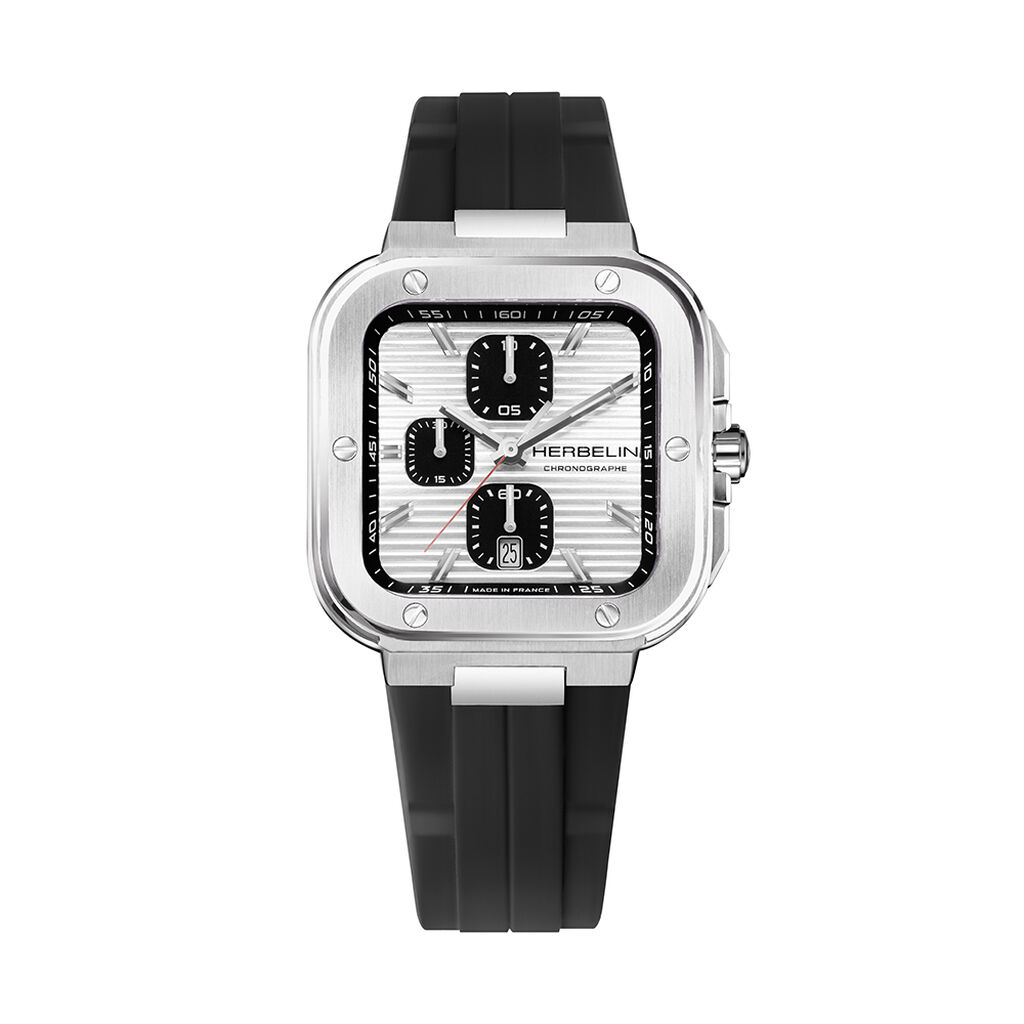 Montre Herbelin Cap Camarat Argent&eacute; - Id&eacute;es cadeaux Homme | Histoire d&rsquo;Or