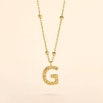 Collier Plaqu&eacute; Or Jaune Lettra - Bijoux sans pierre Femme | Histoire d&rsquo;Or