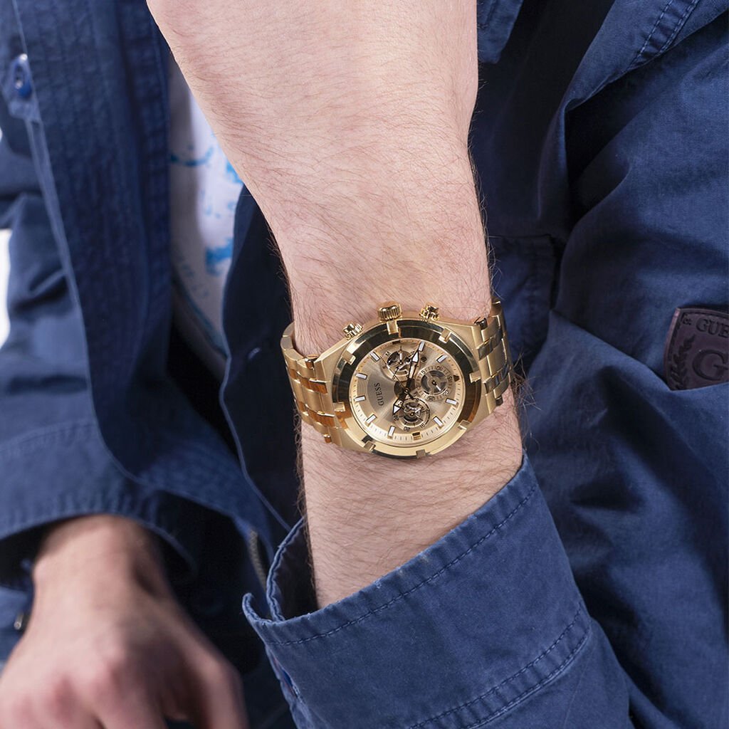 Montre Guess Continental Champagne - Montres Homme | Histoire d’Or