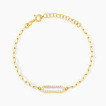 Bracelet Isabel Argent Jaune Oxyde De Zirconium - Bracelets Femme | Histoire d&rsquo;Or