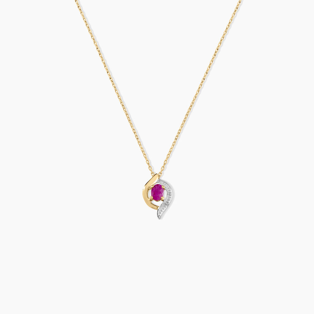 Collier Lydia Or Jaune Rubis - Colliers Femme | Histoire d’Or
