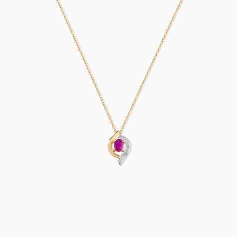 Collier Lydia Or Jaune Rubis - Colliers Femme | Histoire d’Or