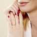 Bague Or Bicolore Goulvena Oxyde De Zirconium - Bagues solitaires Femme | Histoire d’Or