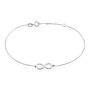 Bracelet Maryeme Infini Selectra Or Blanc